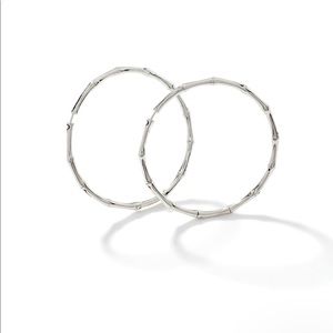 John Hardy bamboo large hoop earrings